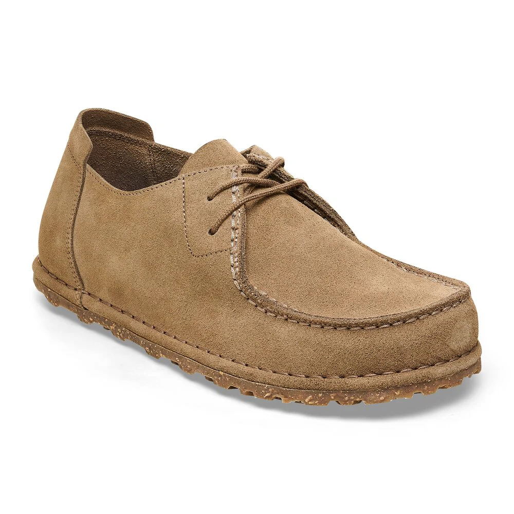 Utti Lace ruskind snøresko - Grey Taupe