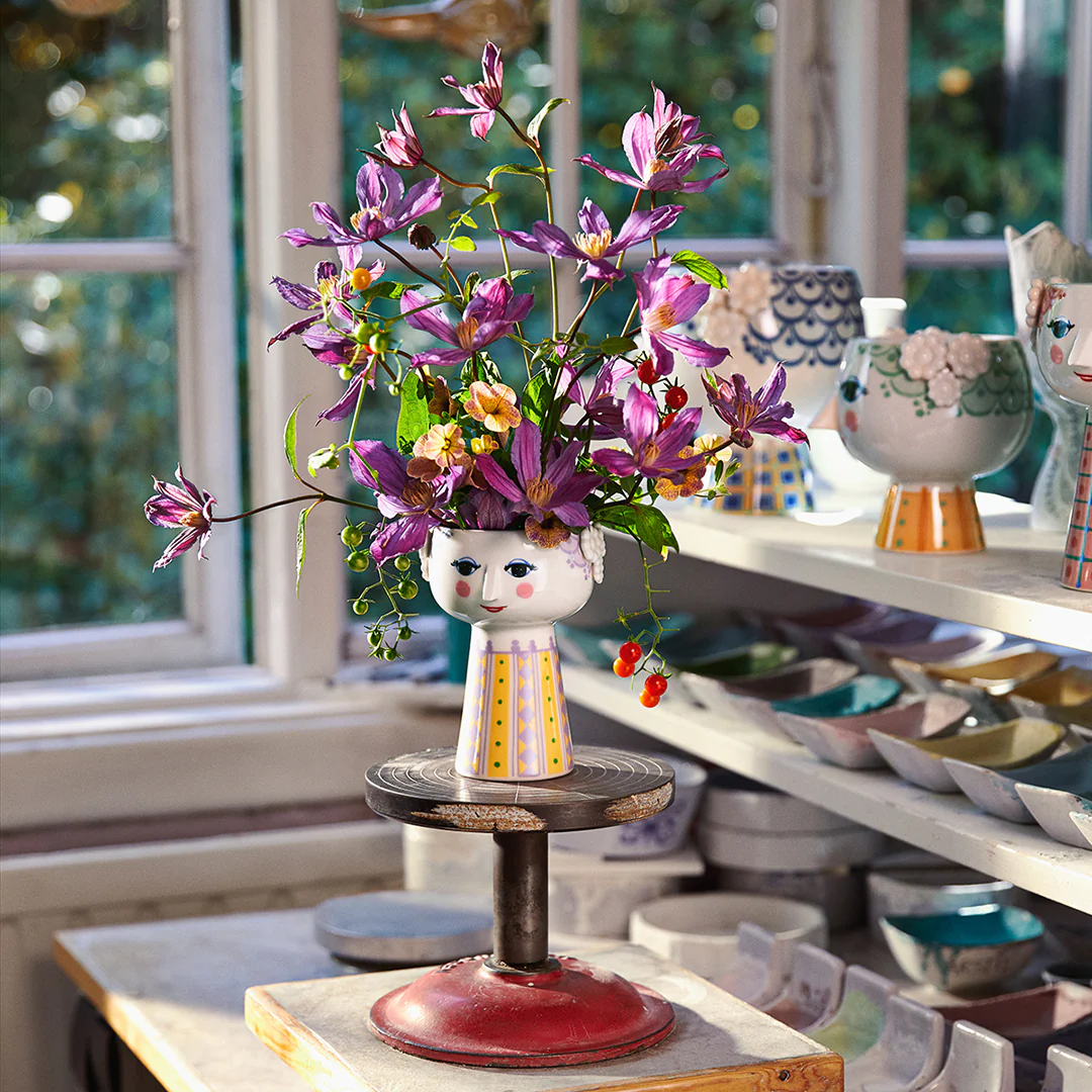 Eva vase, lavendel - H15 cm. - Image 2