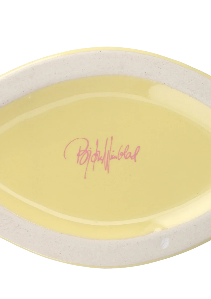 Nina vase, H22 cm - gul/pink - Image 8