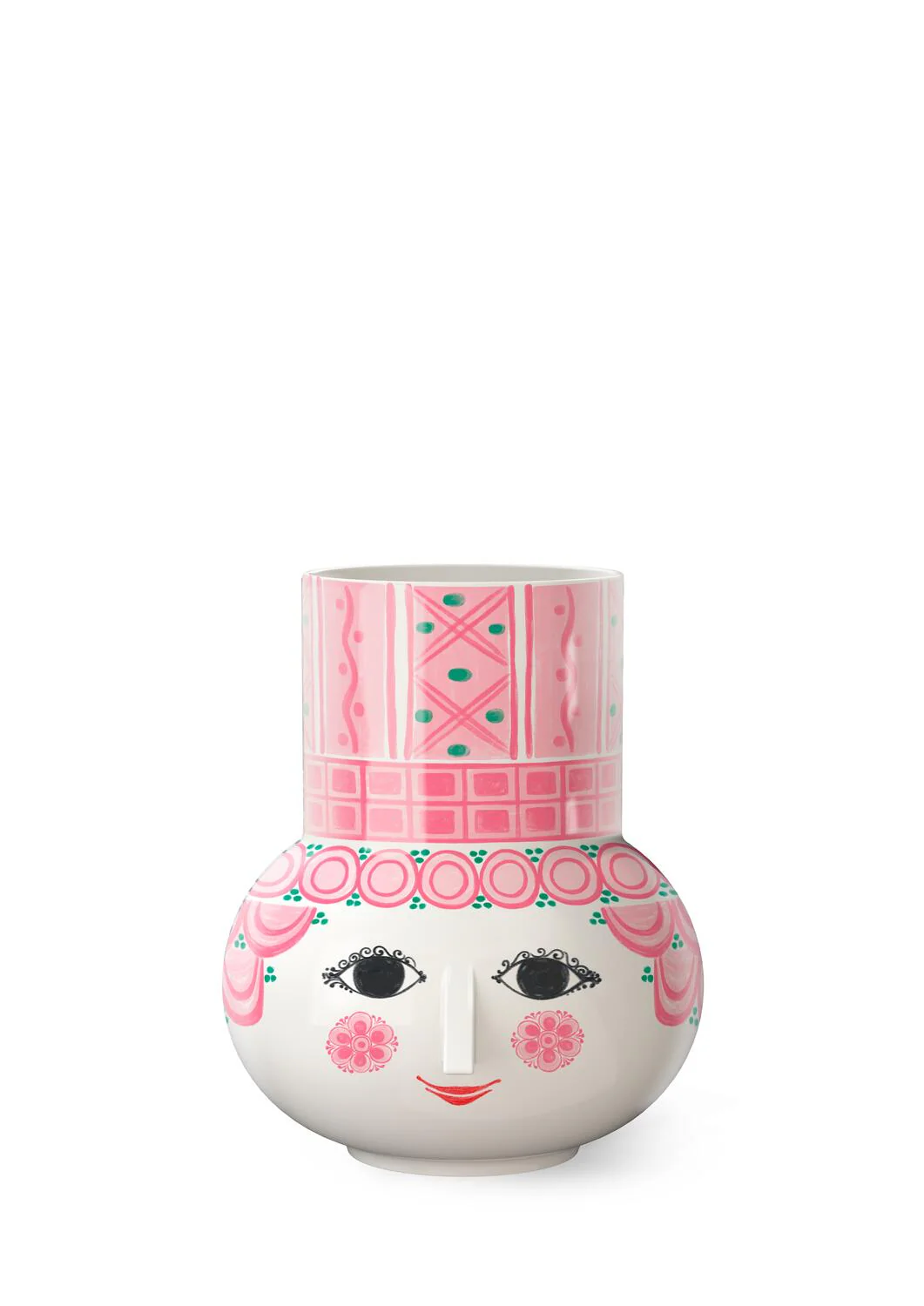 Olga vase, pink - H:15 cm