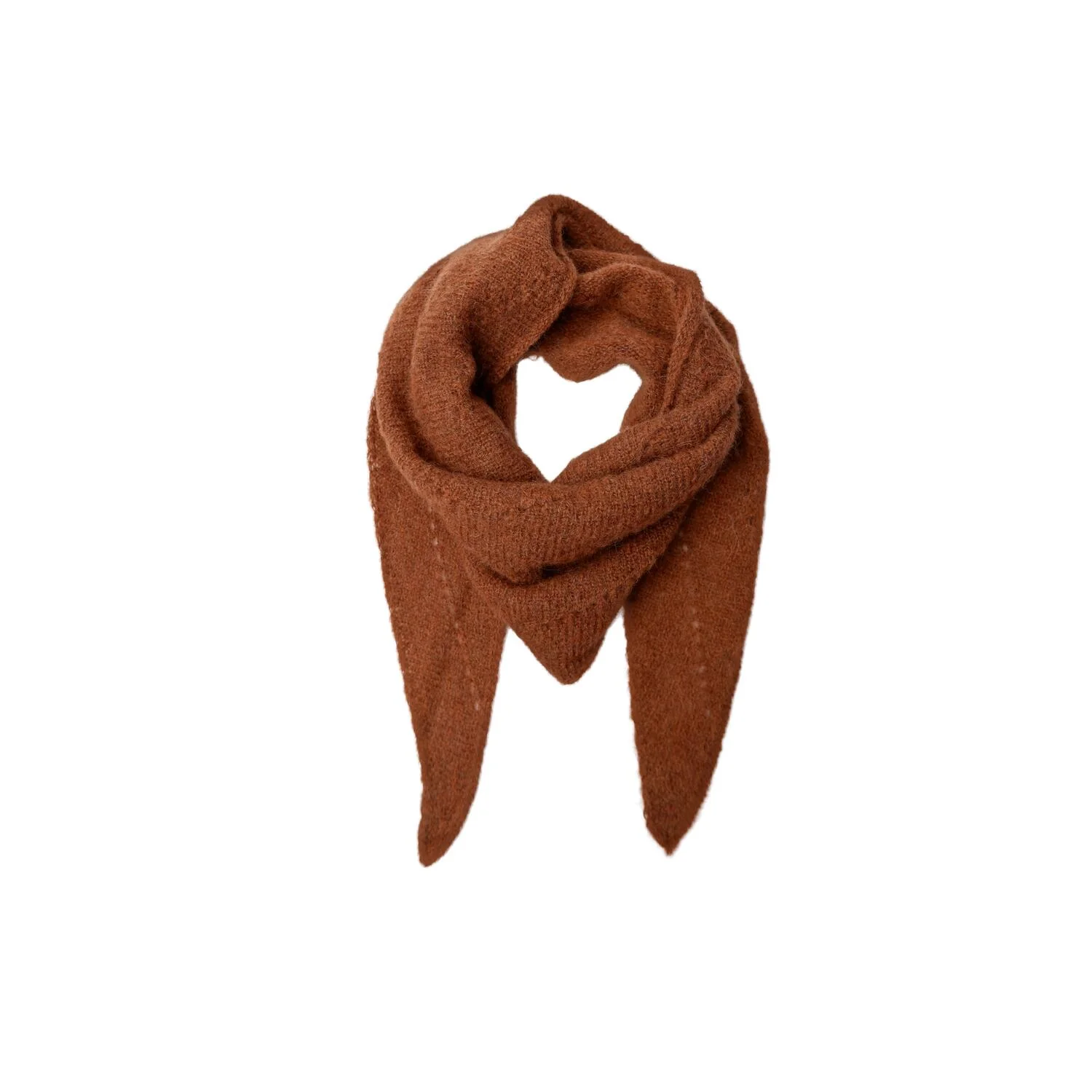 DELL knitted mini tørklæde - Camel