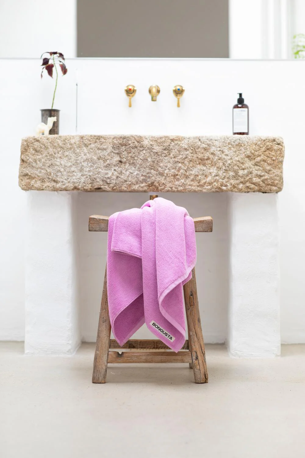 Naram håndklæde - Soft Fuchsia - Image 3