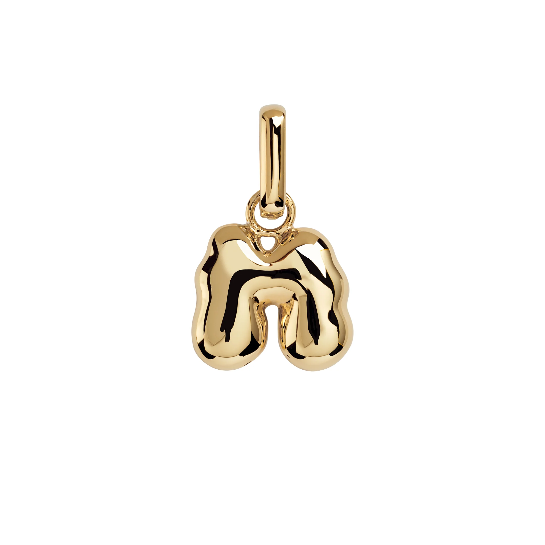 Puffer Letter Charm vedhæng - forgyldt - Image 8