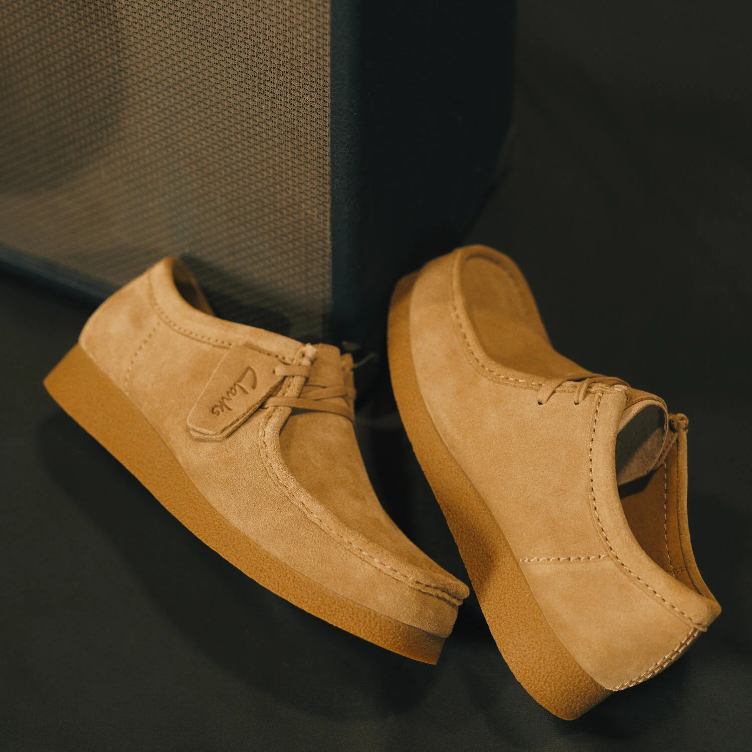 Wallabee Evosh ruskind sko - Dark Sand Suede - Image 9