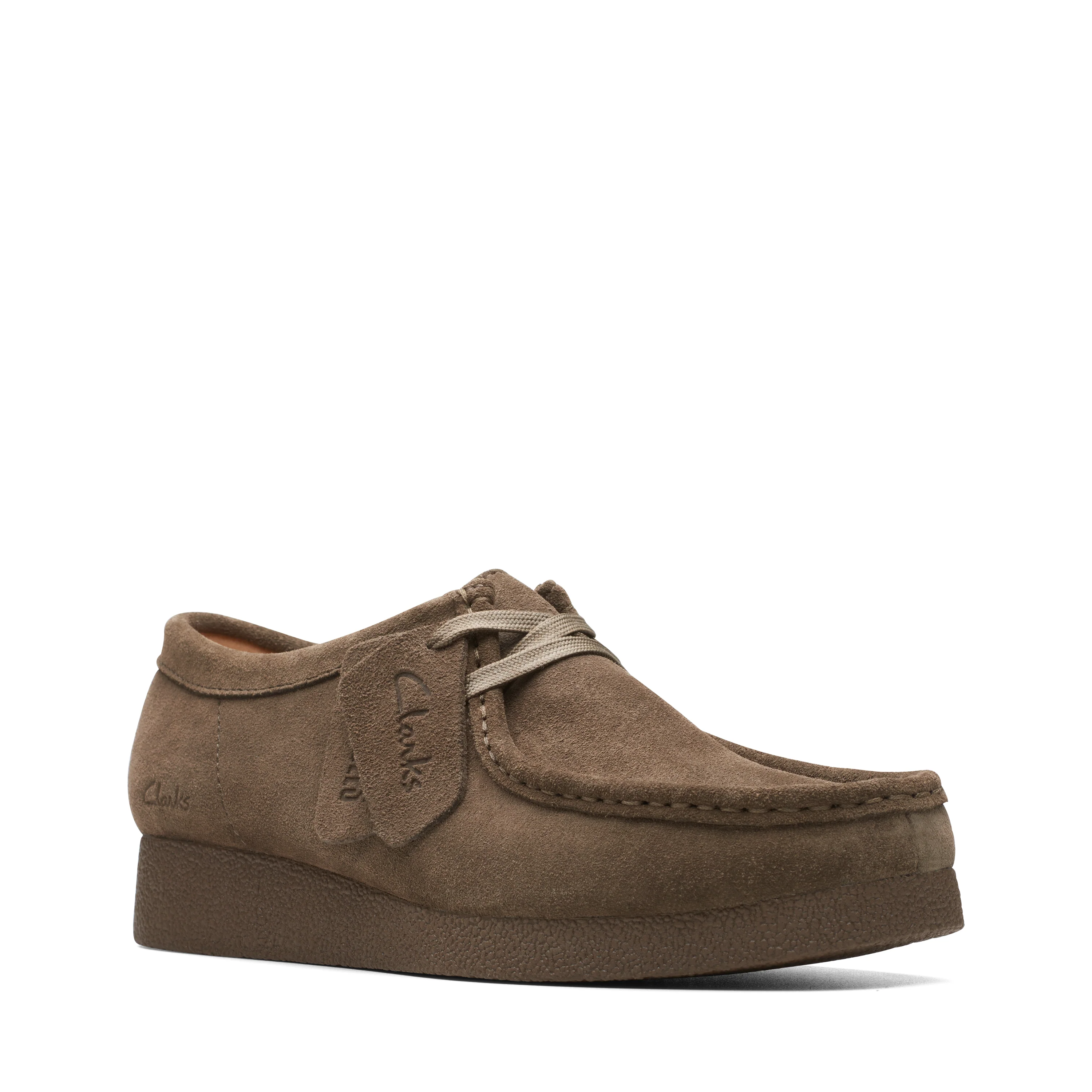 Wallabee Evosh ruskind sko - Olive Suede - Image 3