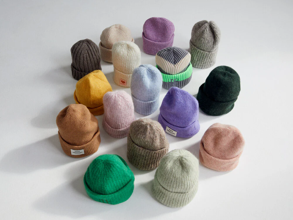 Sky Beanie strikhue - Off White - Image 5