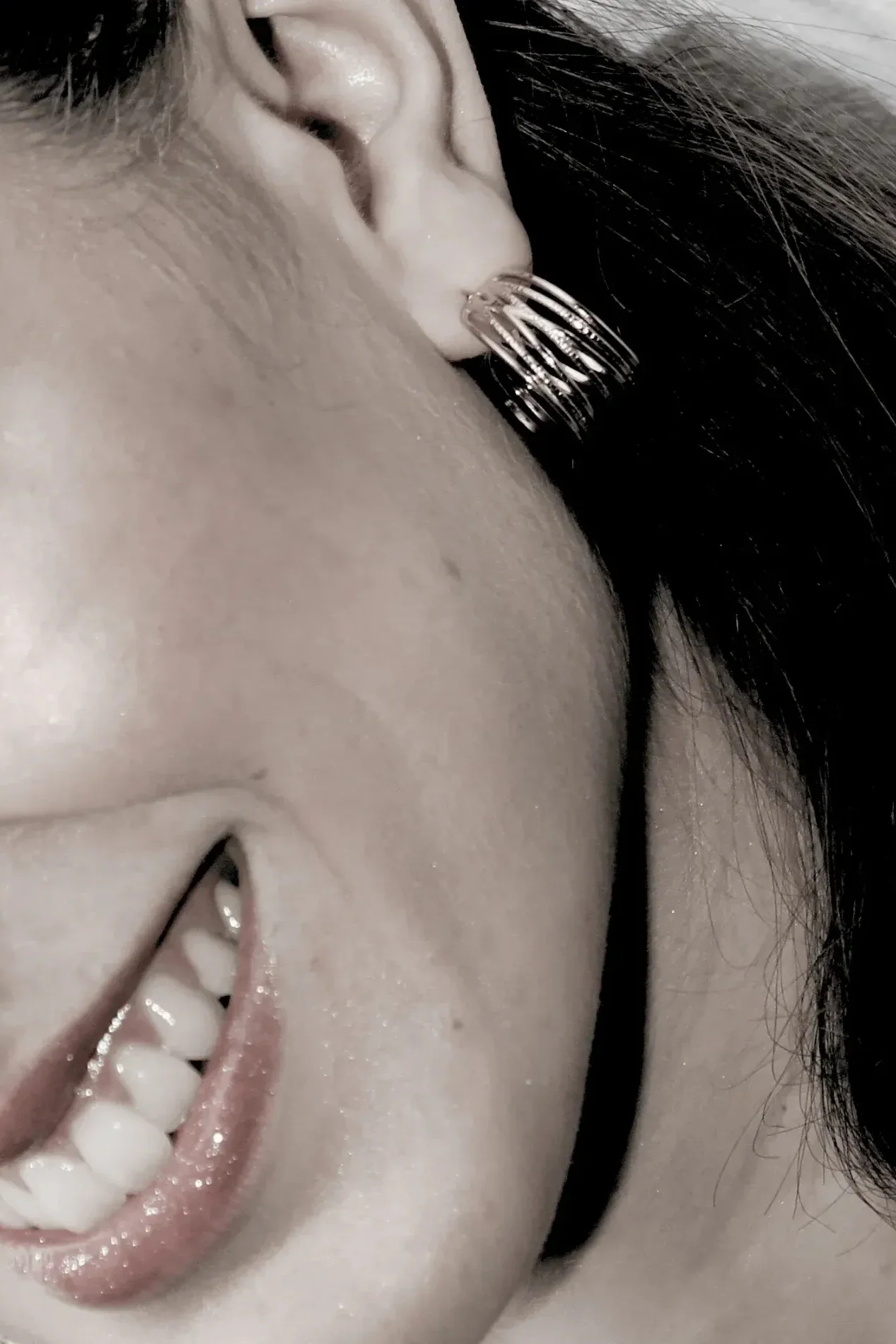 String Statement hoops - forgyldt - Image 2