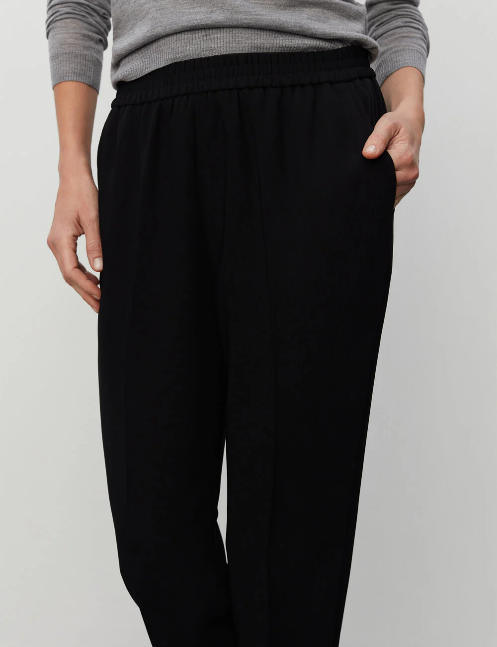 Malin Classic Gabardine, bukser - Sort - Image 3