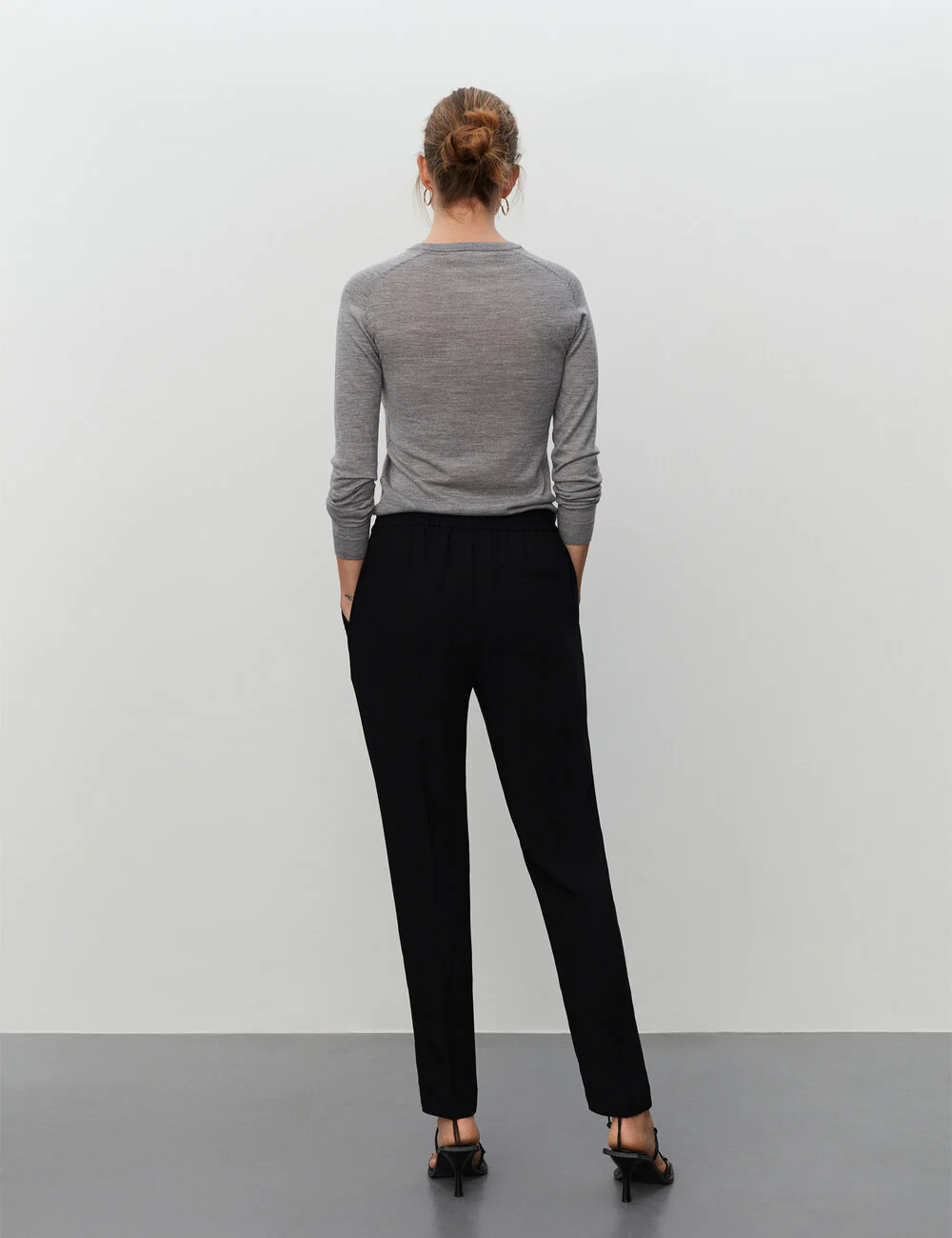 Malin Classic Gabardine, bukser - Sort - Image 4
