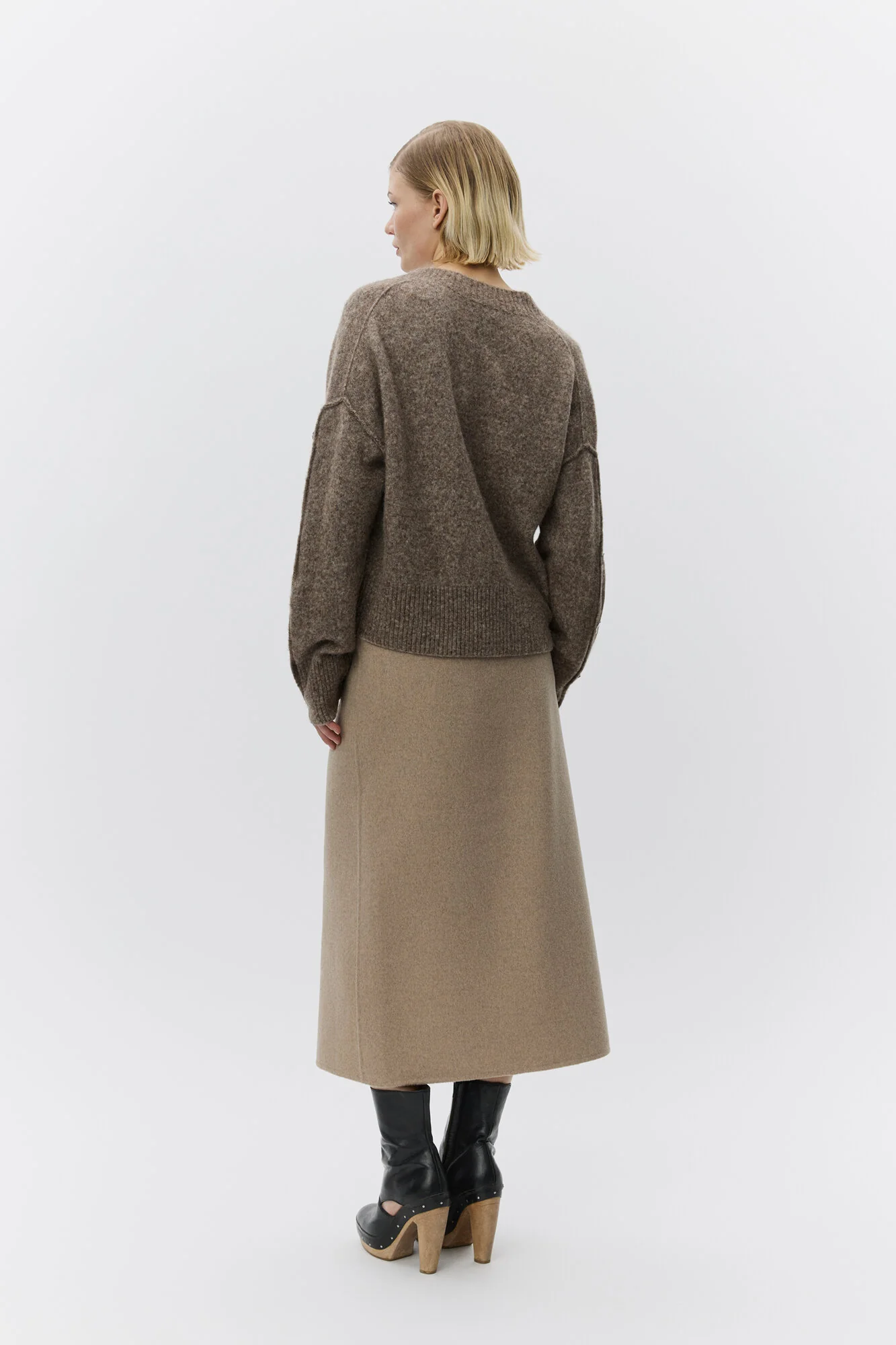 Solange Cozy Days striktrøje - Wren Melange - Image 6