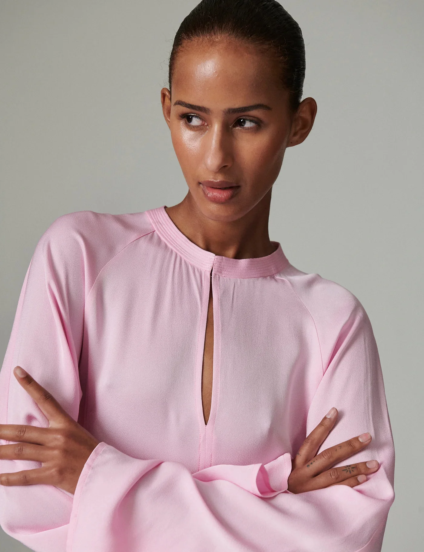 Walker Matte Crepe kjole - Pink Lady - Image 3