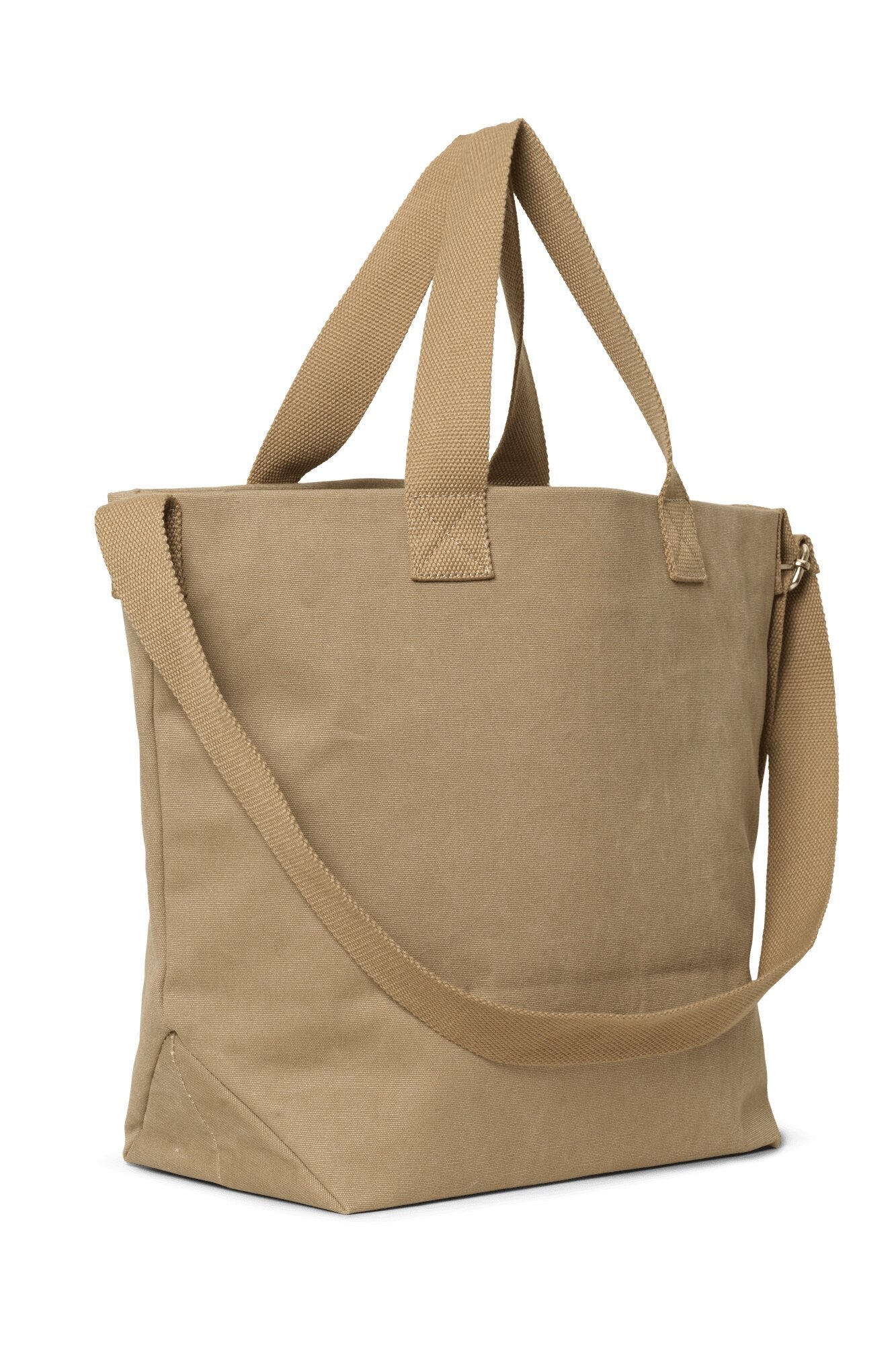 Peachy Cotton shopper taske - Coriander Beige - Image 3