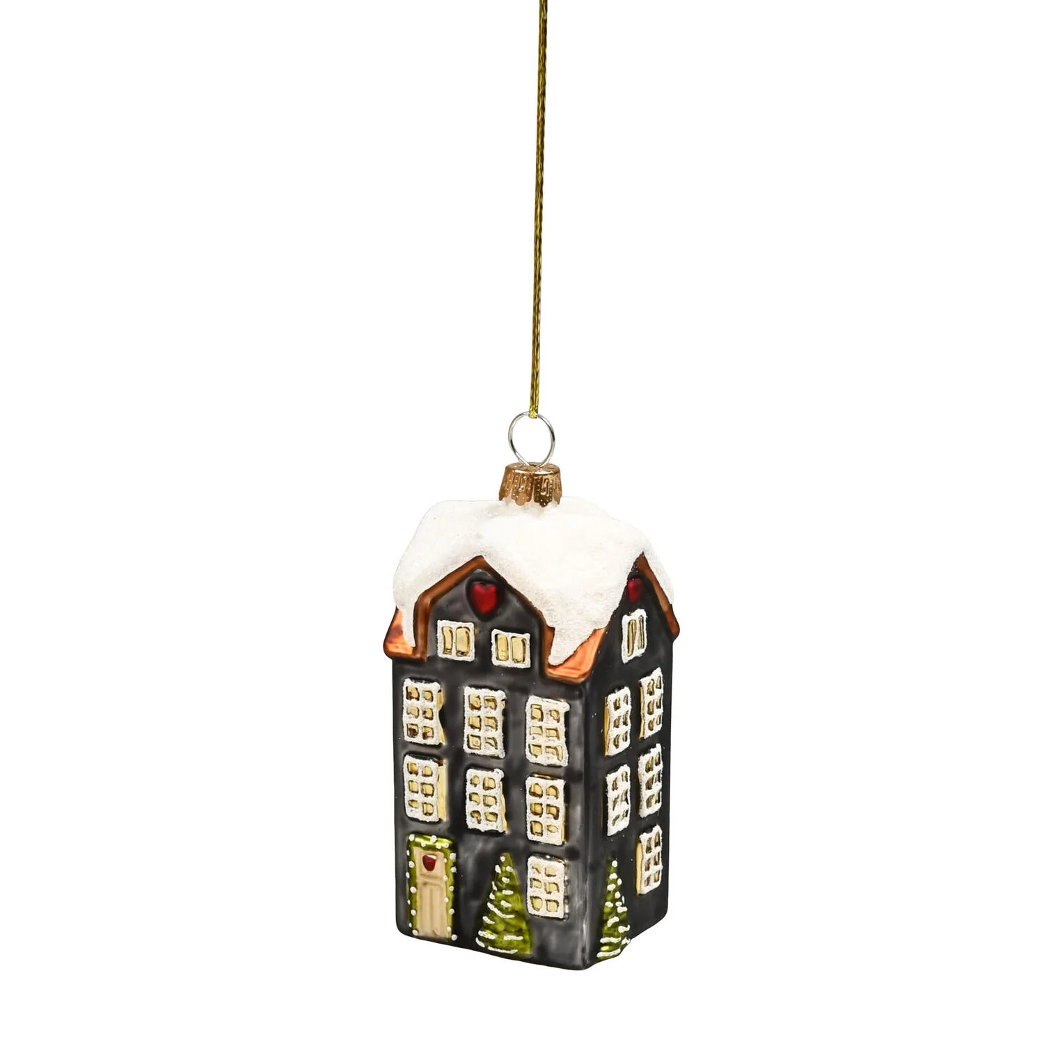 Hus juleophæng - grå
