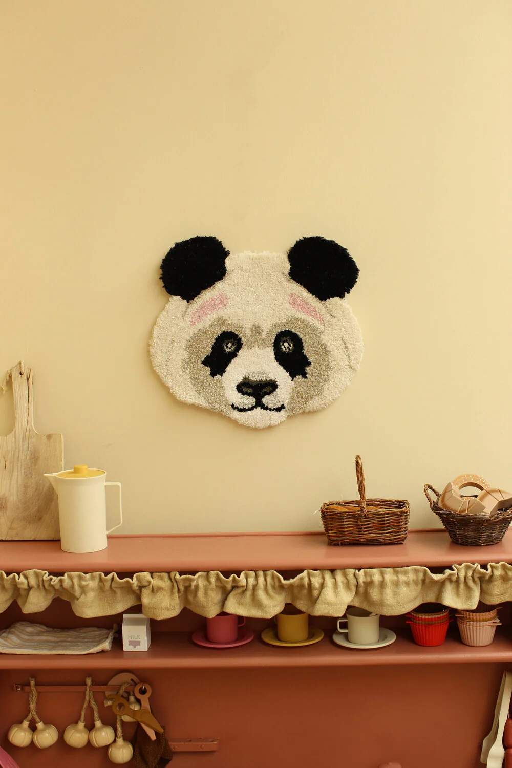 Plumpy Panda vægdekoration - Off White - Image 2