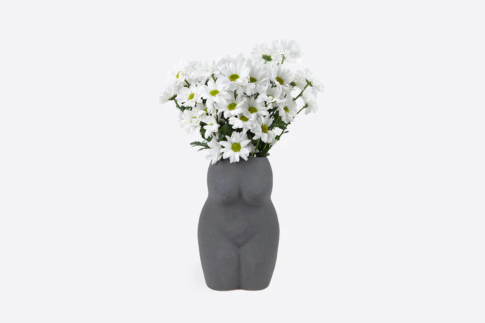 Body vase, sort - H26 cm. - Image 2