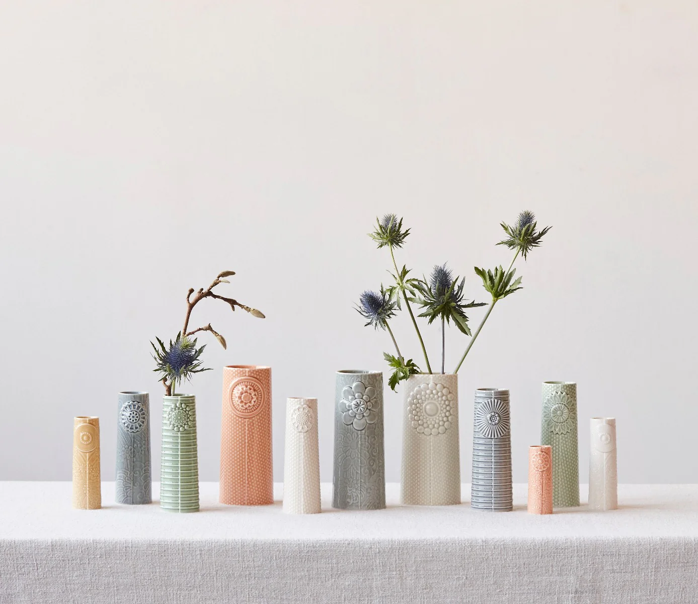 Pipanella Dotted vase, hvid - 15x5 cm. - Image 3