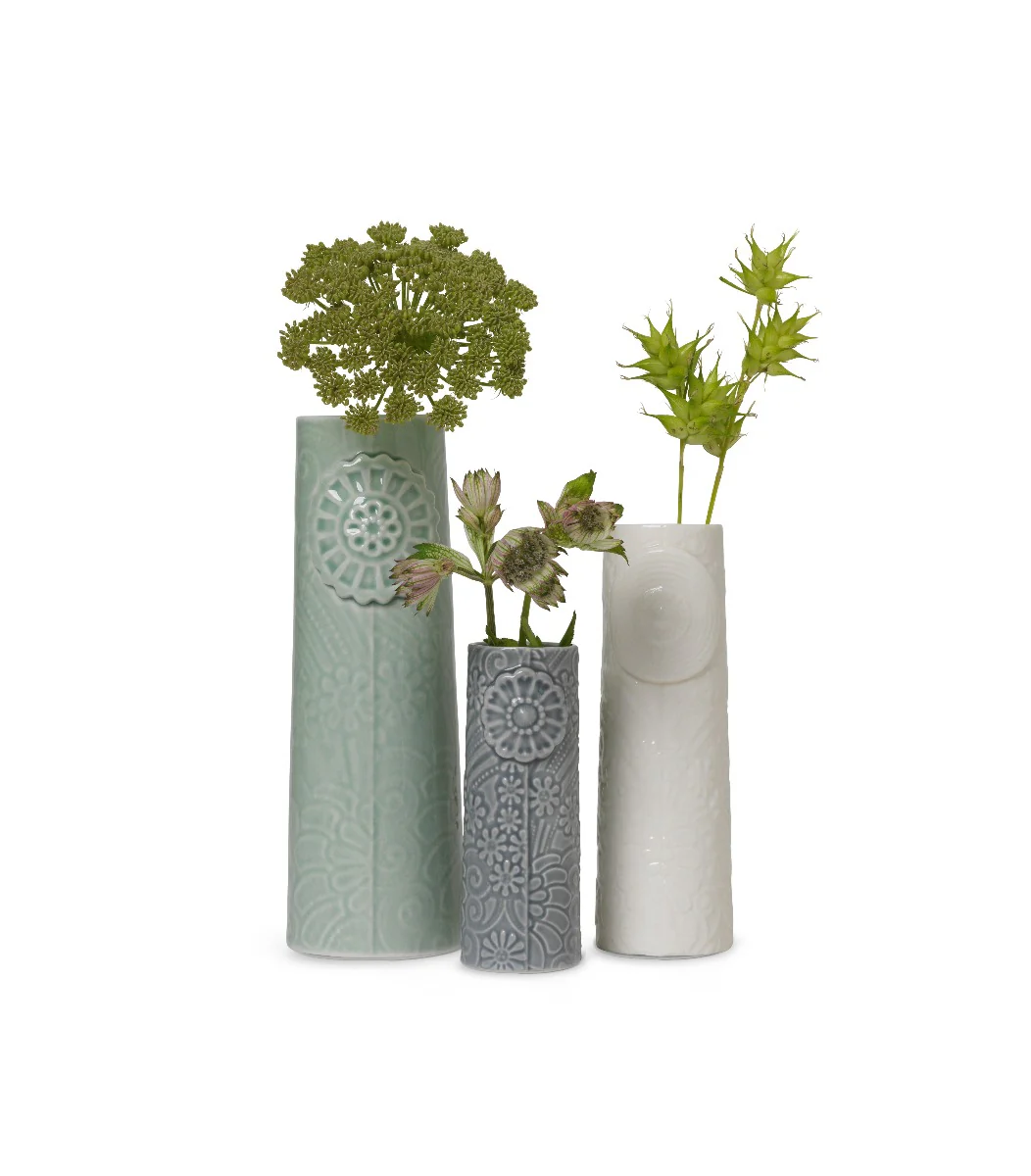 Pipanella flock - Ocean view vase sæt med 3 stk. - Image 2