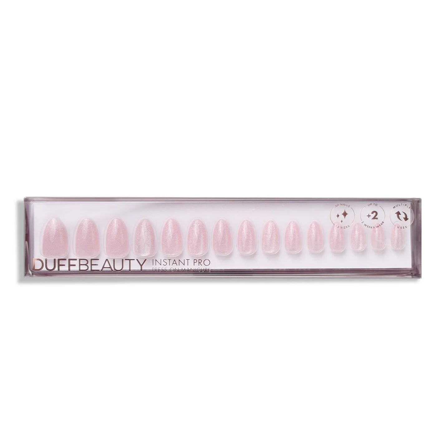 Pink Galaxy press on negle