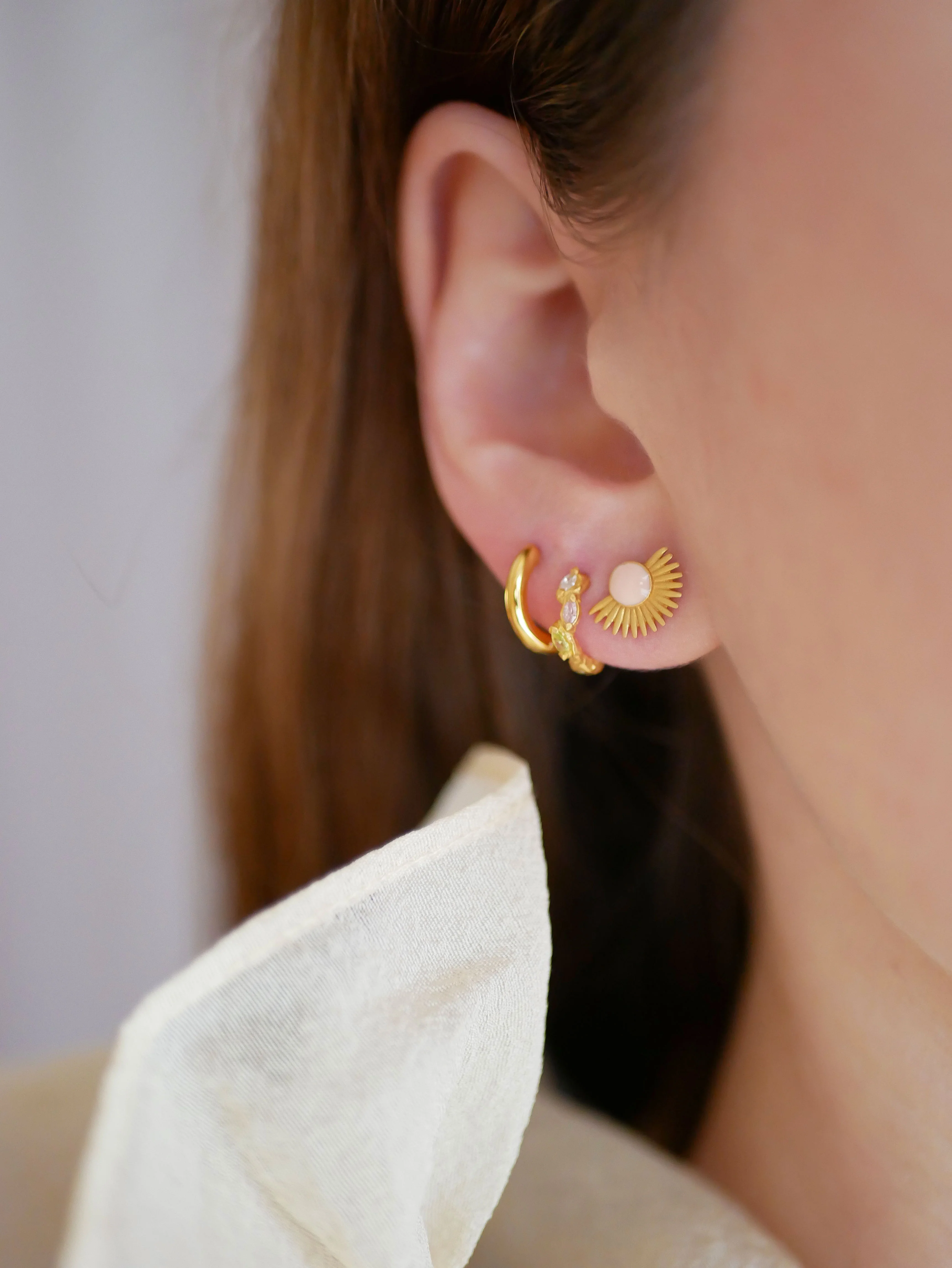 Laia hoops - forgyldt - Image 2