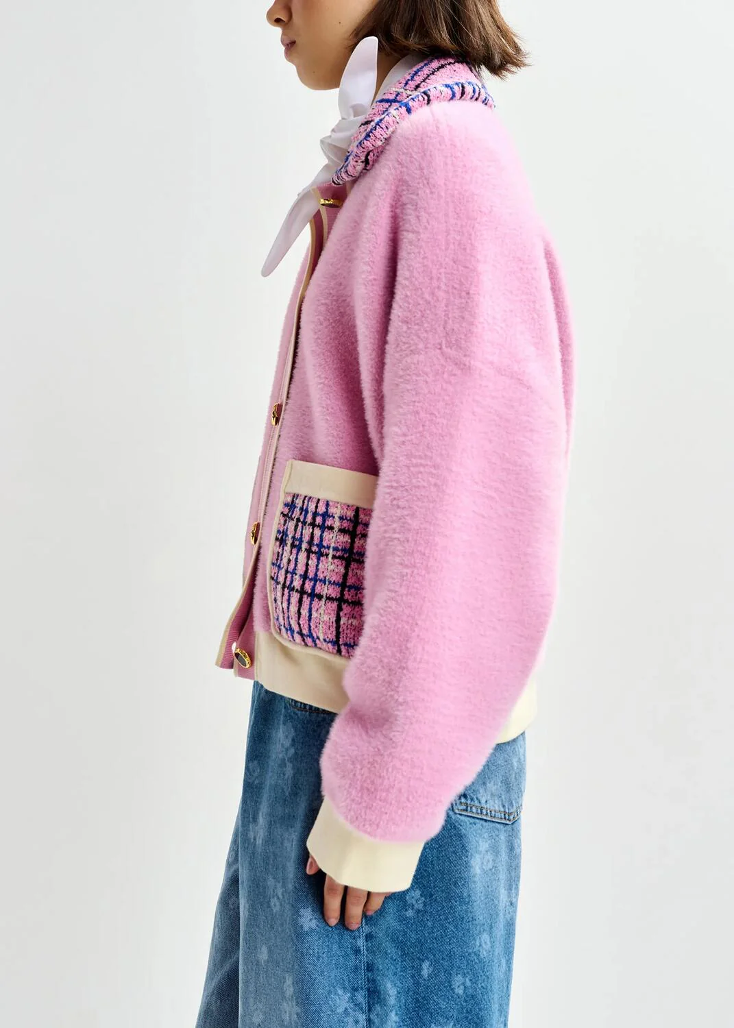 Joilu cardigan - Cotton Candy - Image 5