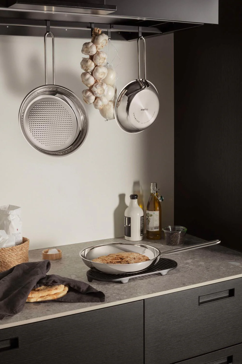 Ø28 cm - Honeycomb Stainless Steel stegepande - Image 6