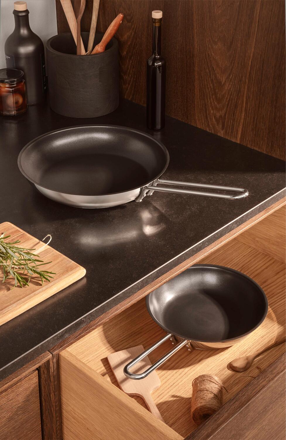 Ø28 cm - Stainless Steel stegepande - Image 9