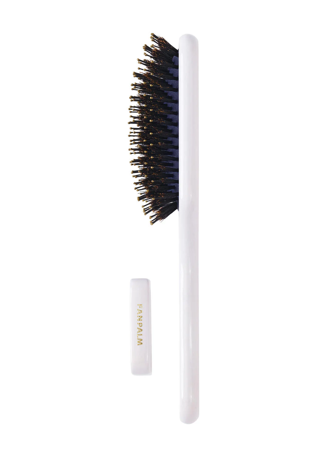 Boar- & Nylon hårbørste, Medium - Glossy White - Image 8