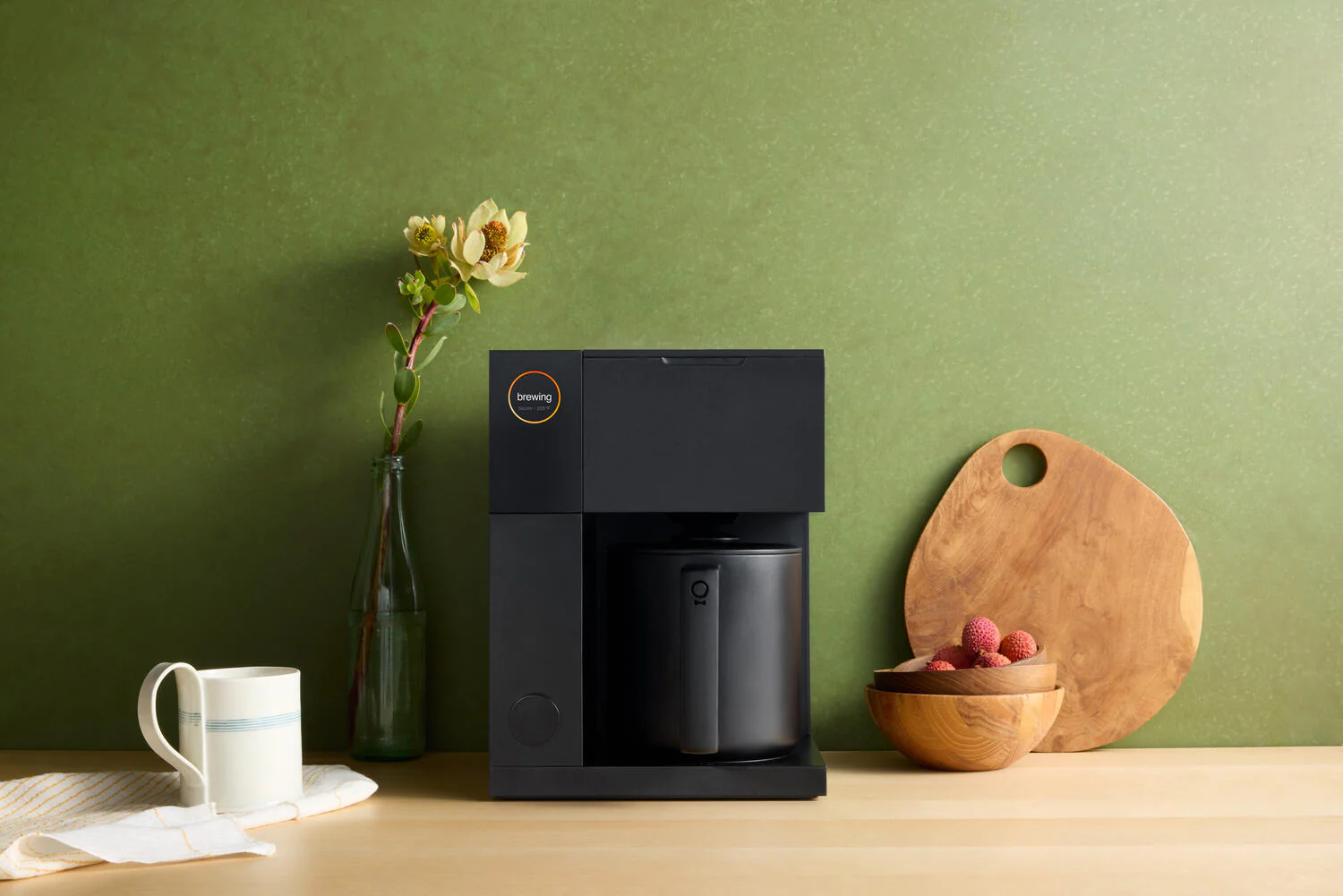 Aiden Precision kaffemaskine, Matte Black - 1,5L - Image 5