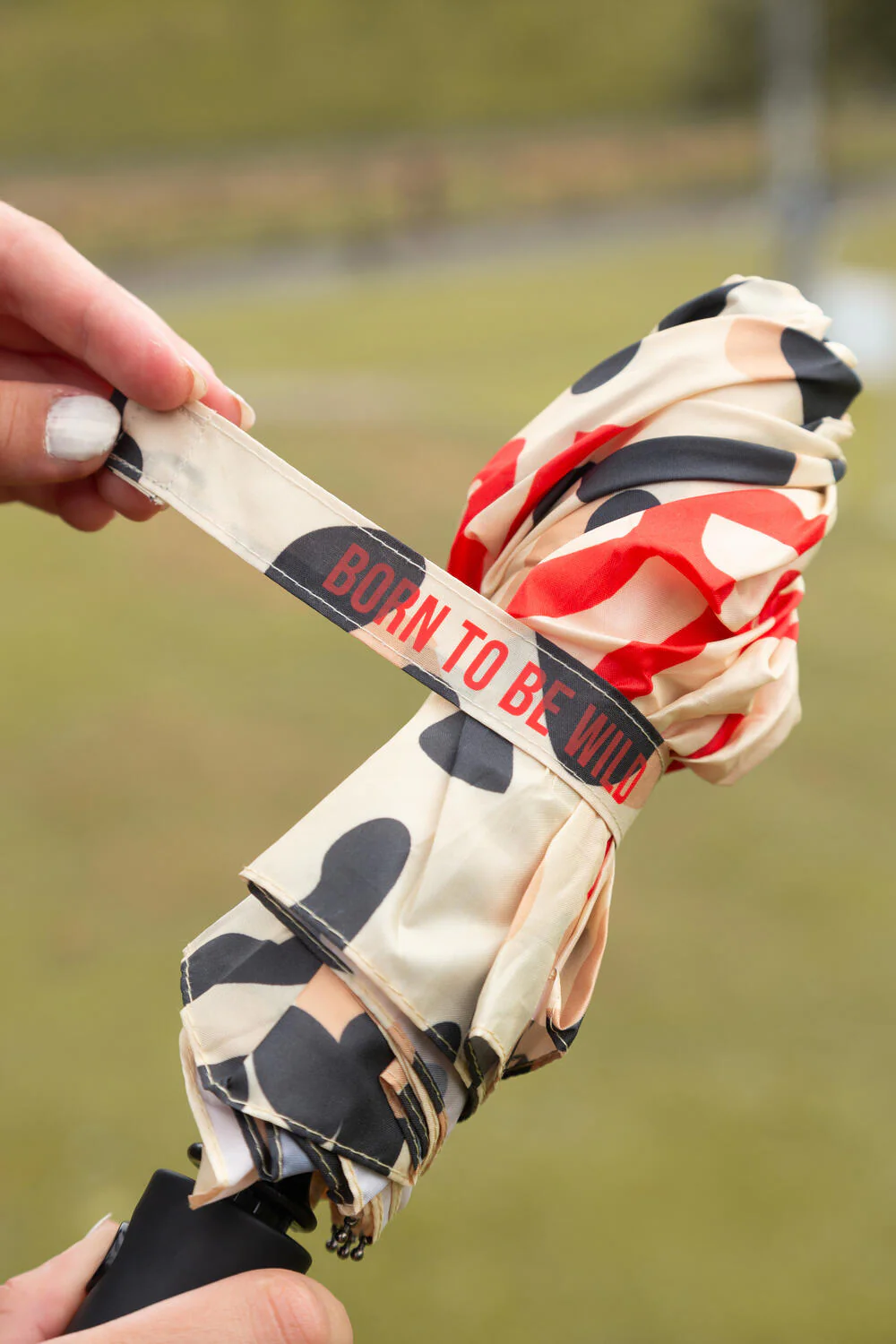Born To Be Wild foldbar paraply - Cheetah Printed - Image 4