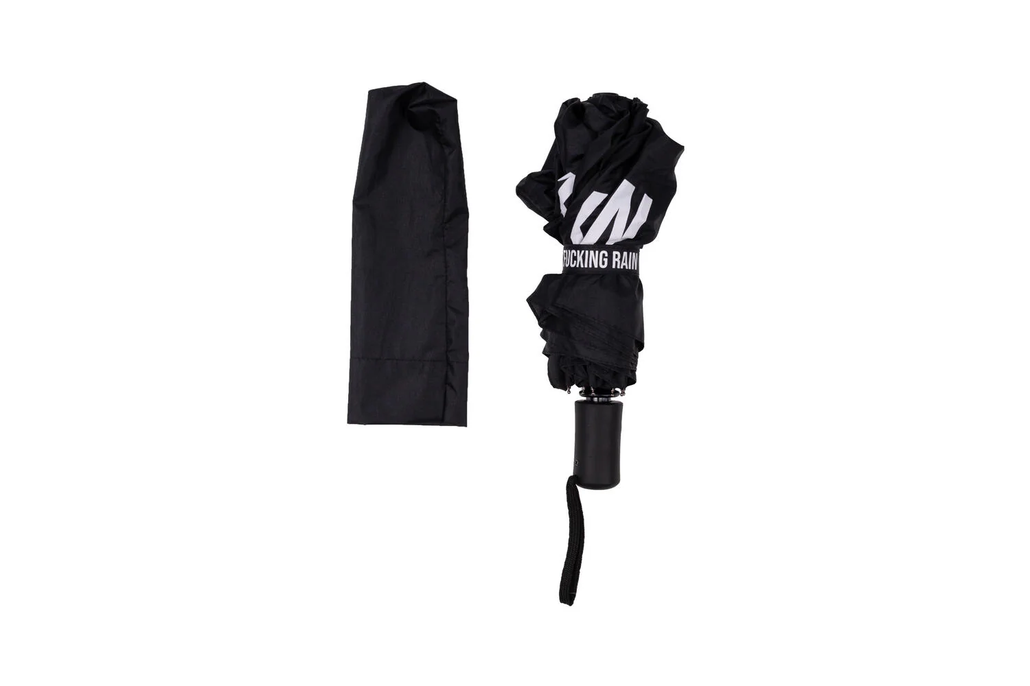Fucking Rain foldbar paraply - sort - Image 5