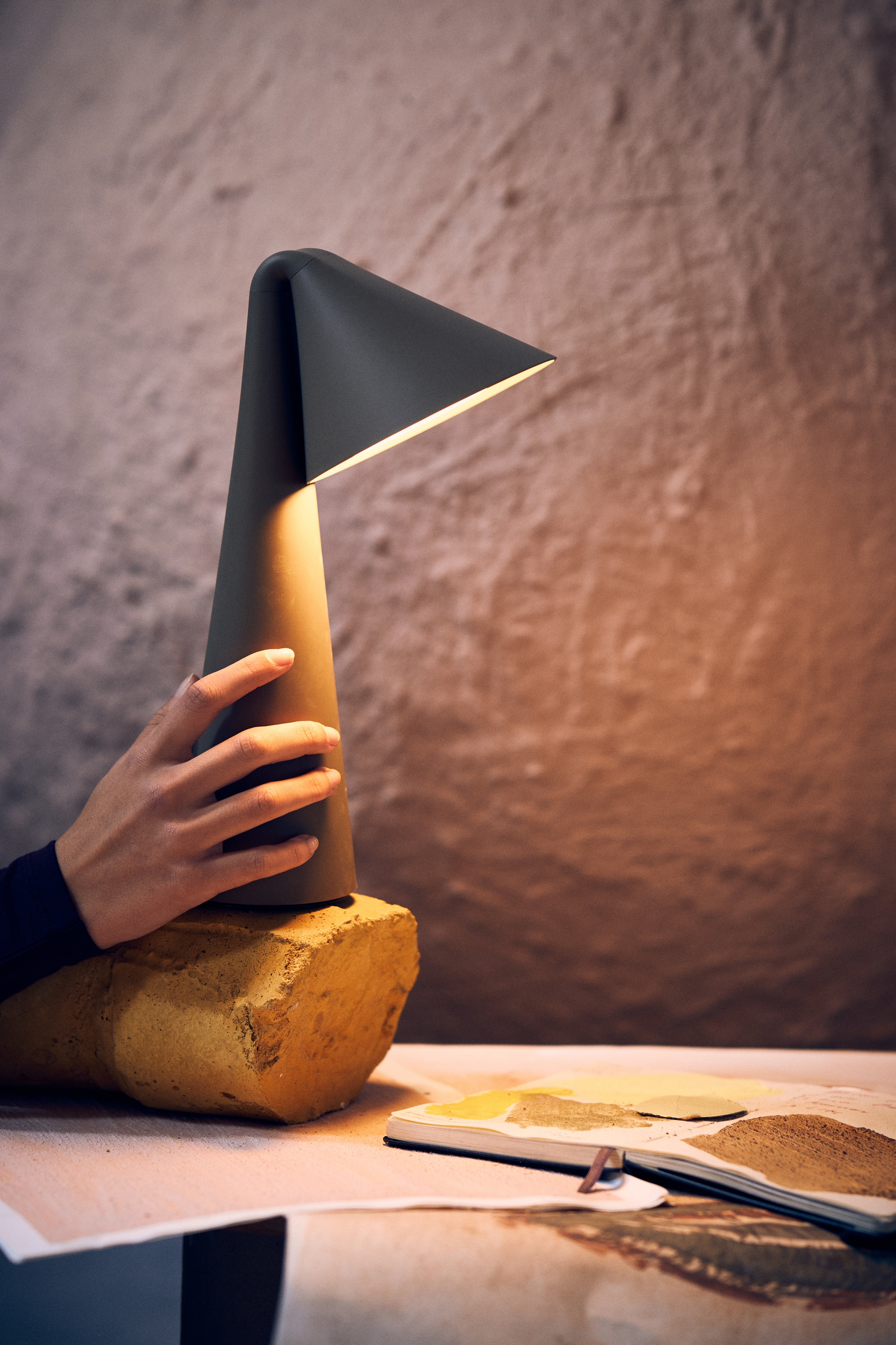 Ami Portable lampe - Olive Stone - Image 2