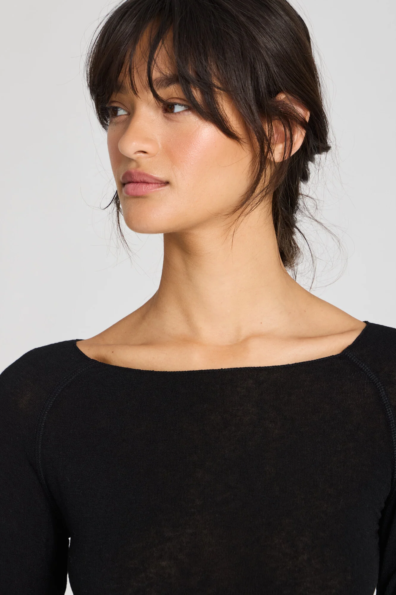 Amalie Wool langærmet t-shirt - sort - Image 3