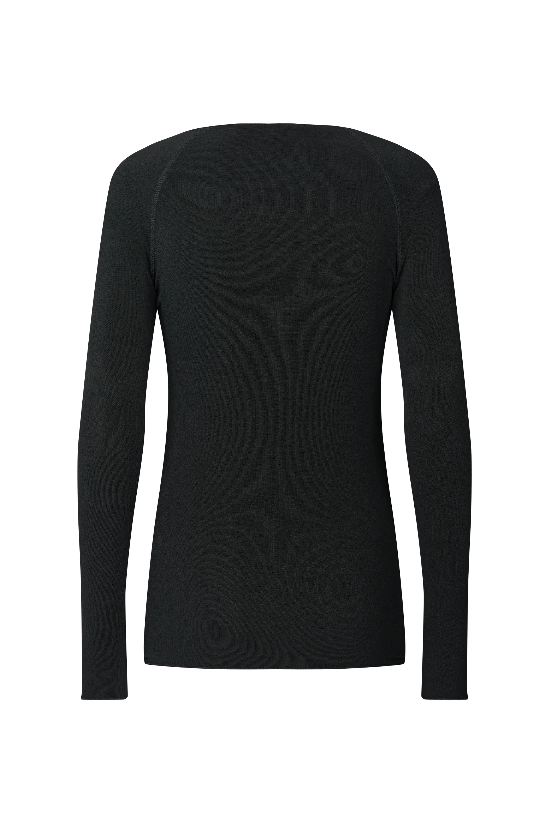 Amalie Wool langærmet t-shirt - sort - Image 5