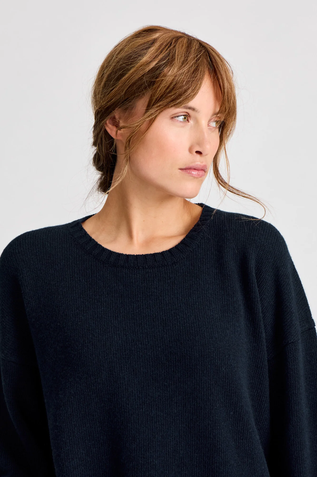 Emely Lambswool strik - Midnight Blue - Image 5