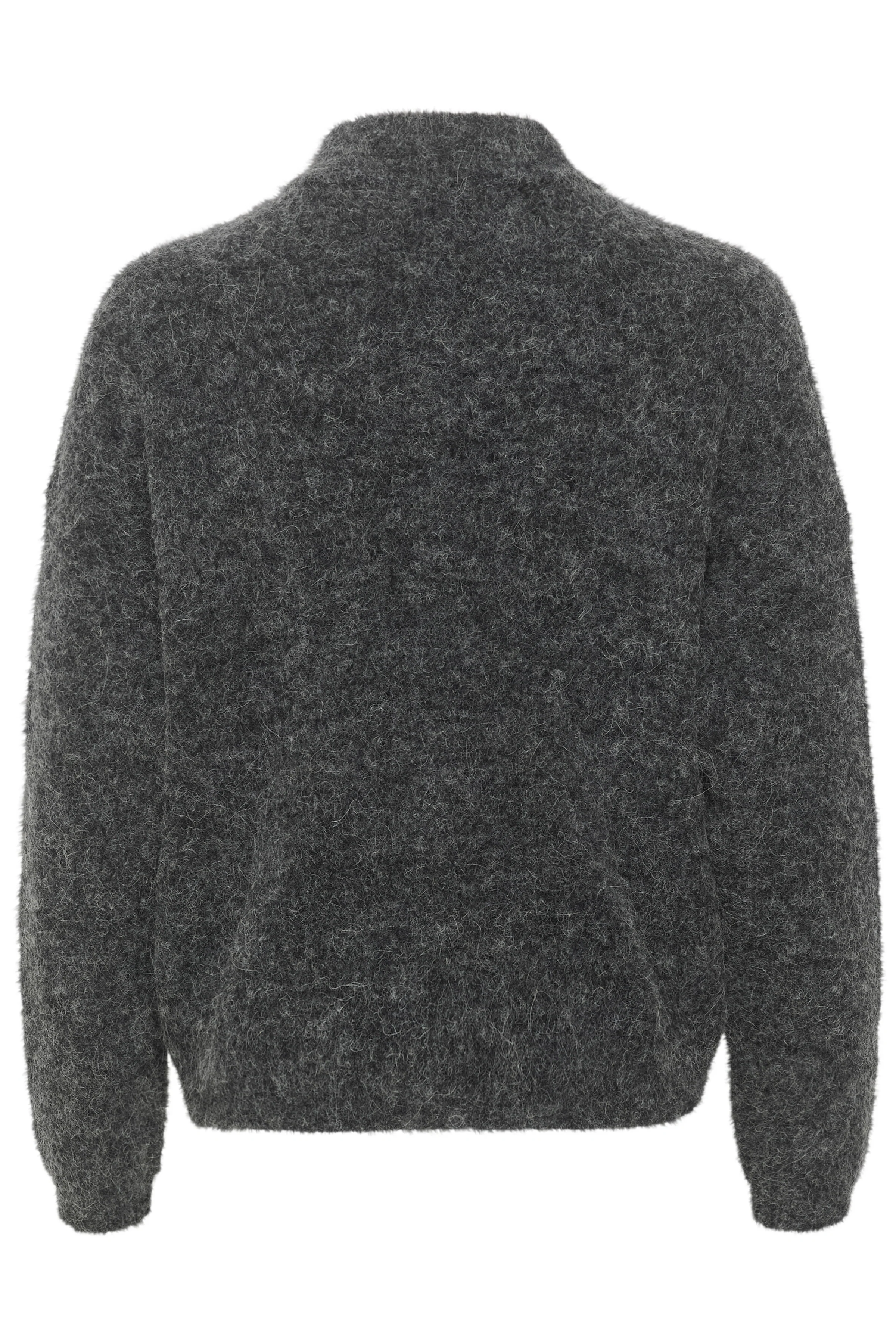 AlphaGZ uldcardigan - Charcoal Melange - Image 4