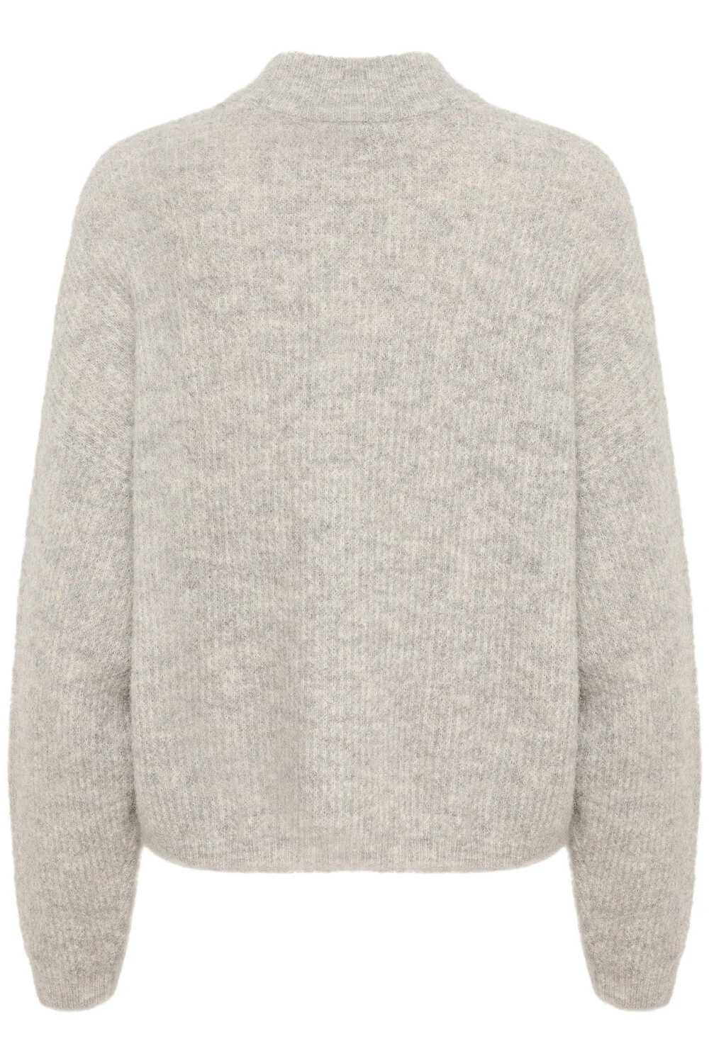 AlphaGZ uldcardigan - Light Grey Melange - Image 4