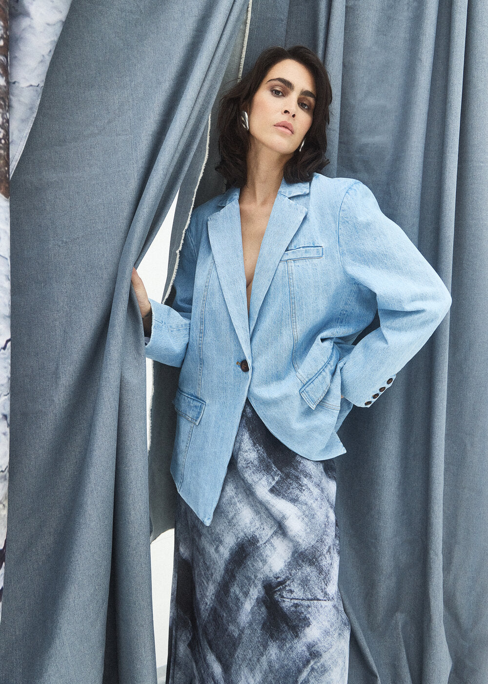 AreenGZ P HW nederdel - Blue Denim - Image 8