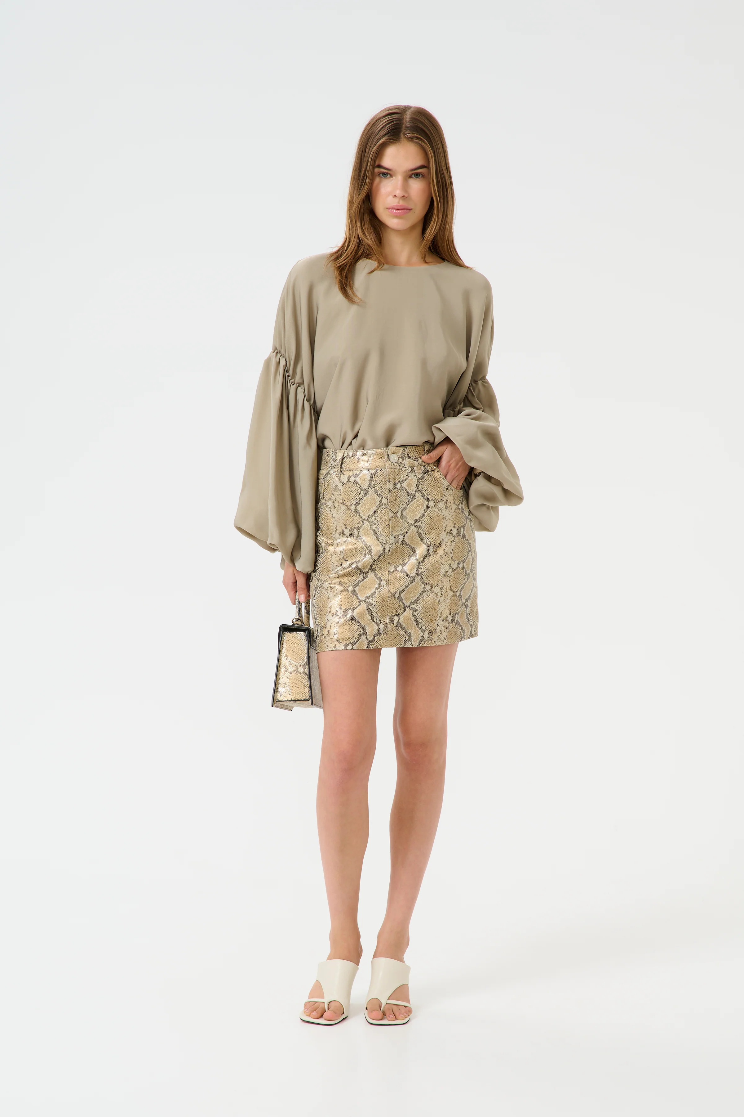 GZMalloon bluse - Silver Sage - Image 3