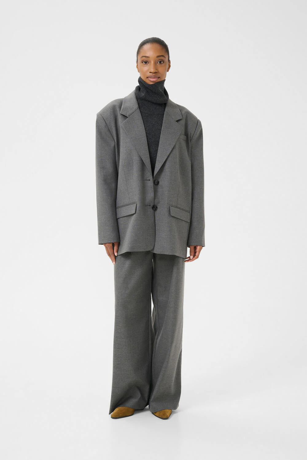 GZpaula blazer - Dark grey melange - Image 3
