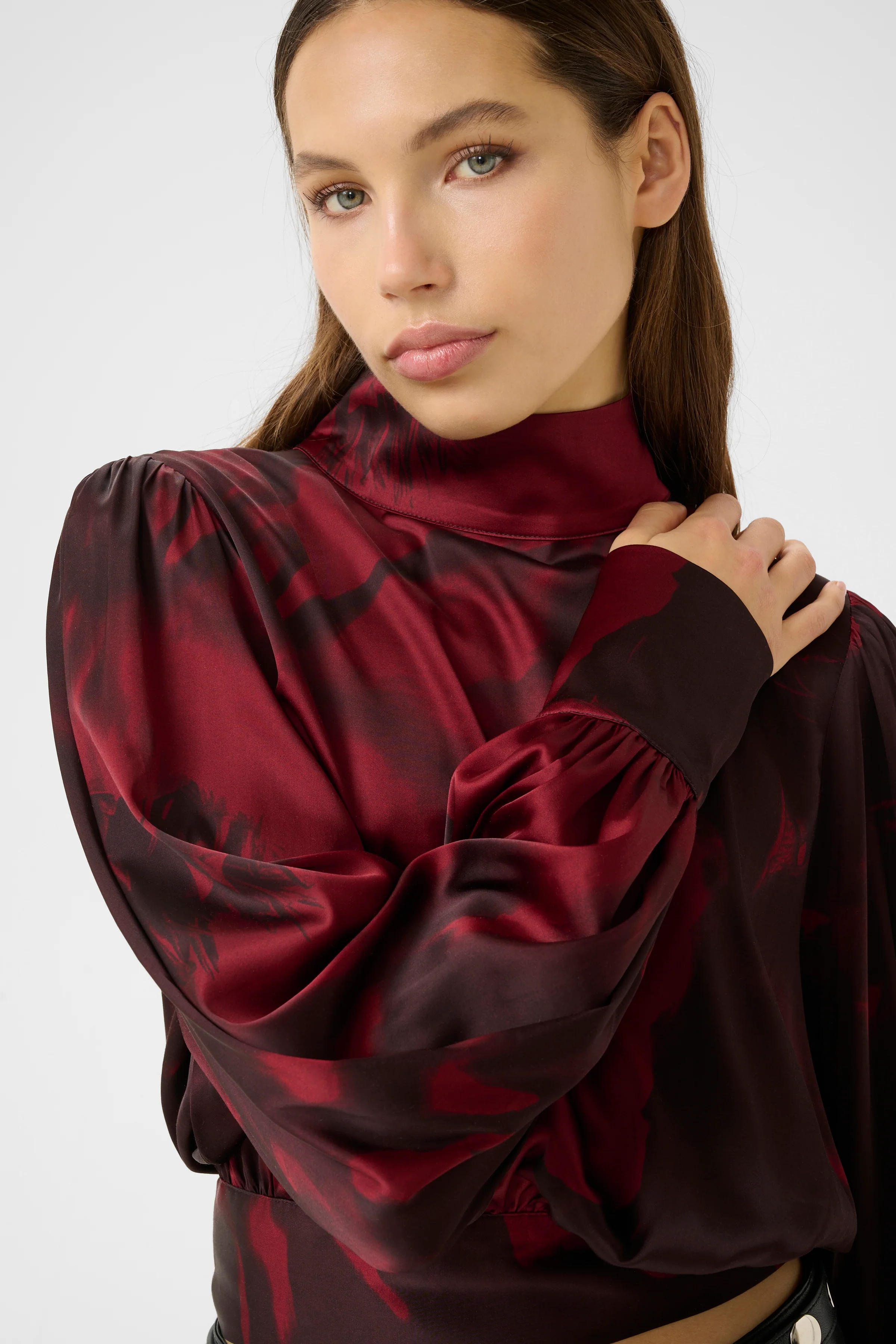 GZselina P bluse - Ripasso/Aronia Big Rose - Image 6