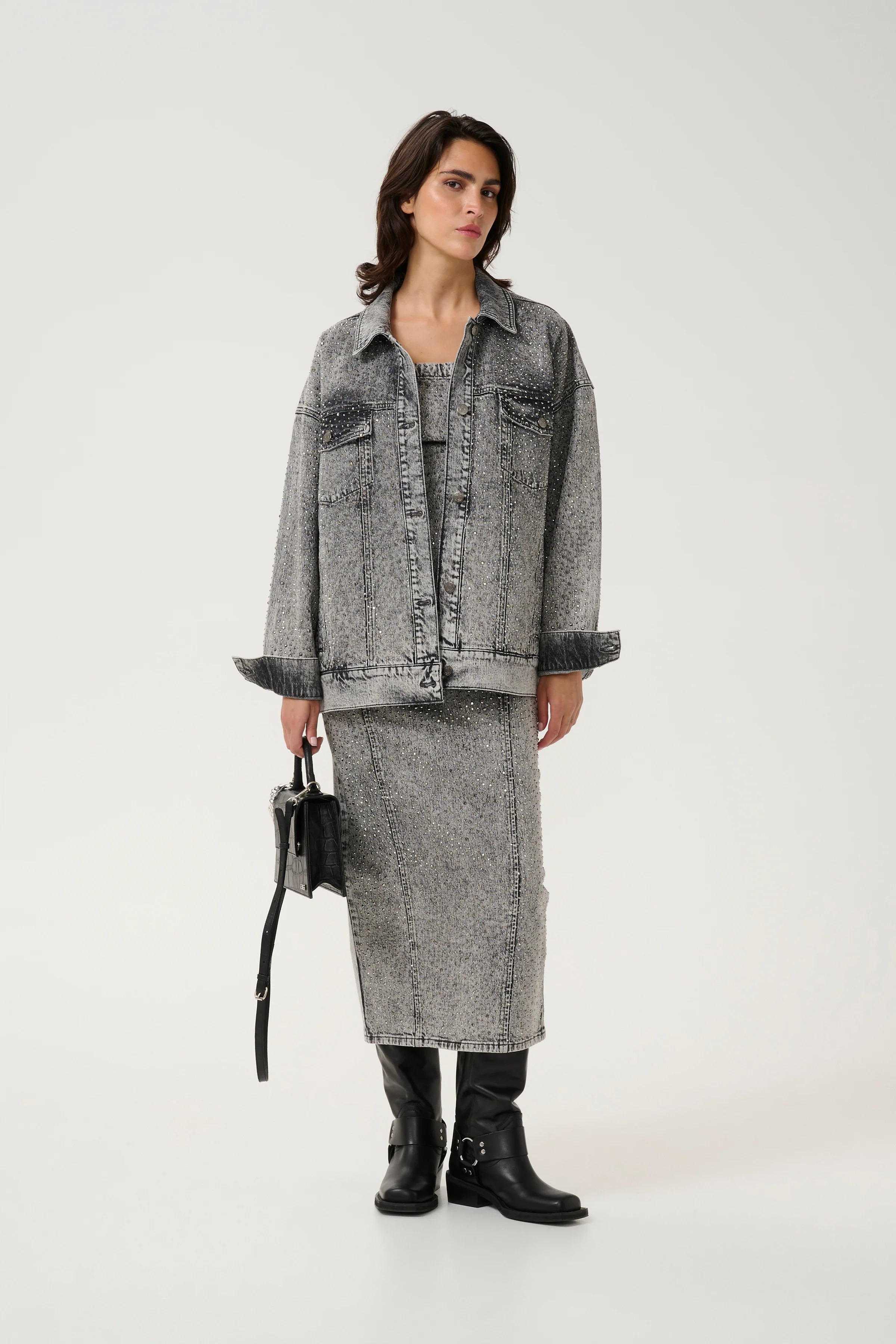 ZaumaGZ denimjakke - Vintage Grey Wash - Image 3