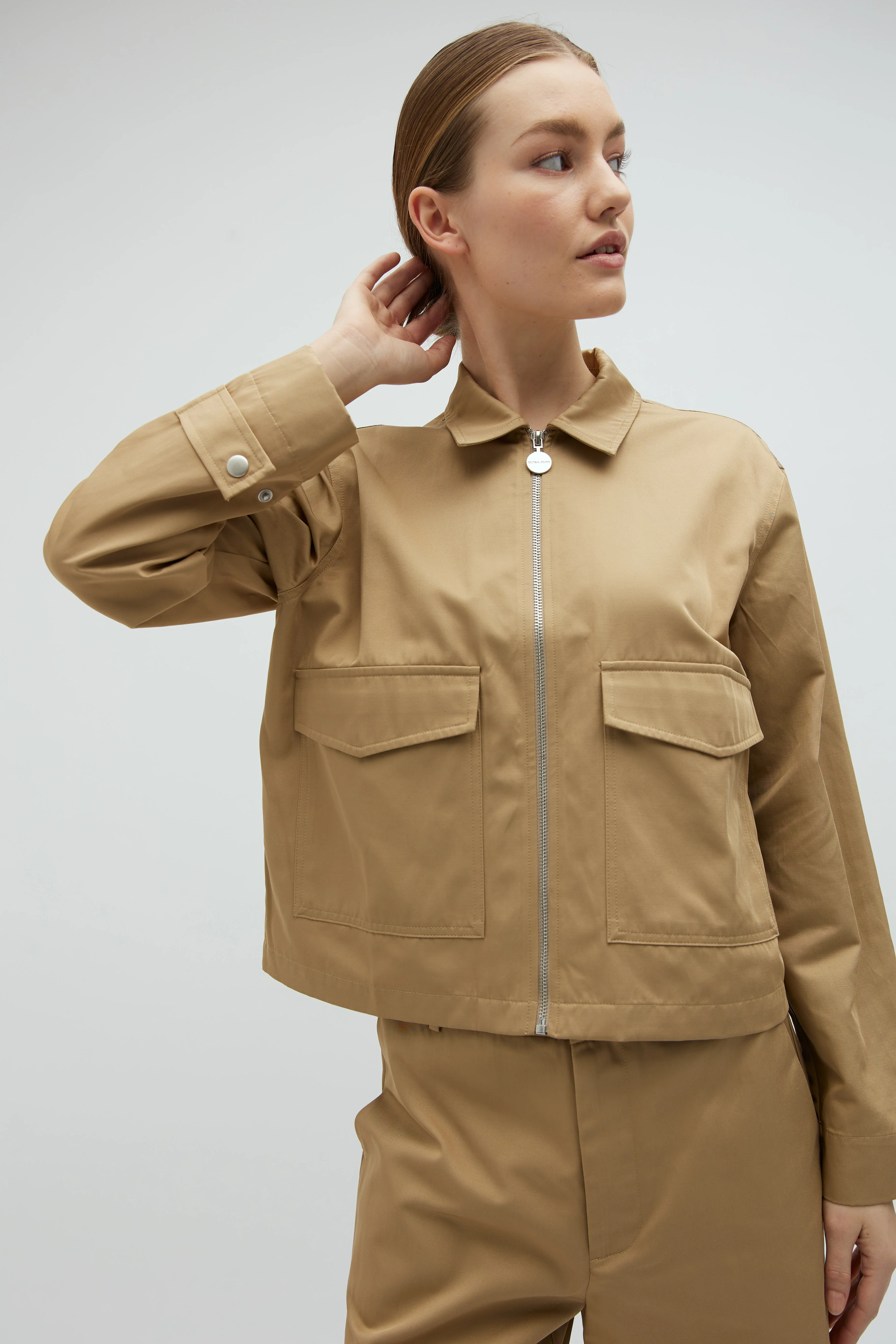 Konelia-G jakke - 614 Camel Fudge - Image 2