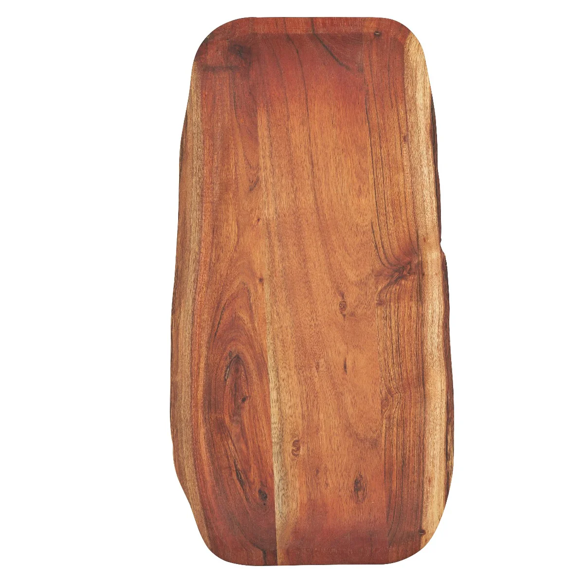 Aflangt fad, olieret acacia - 23x51 cm.