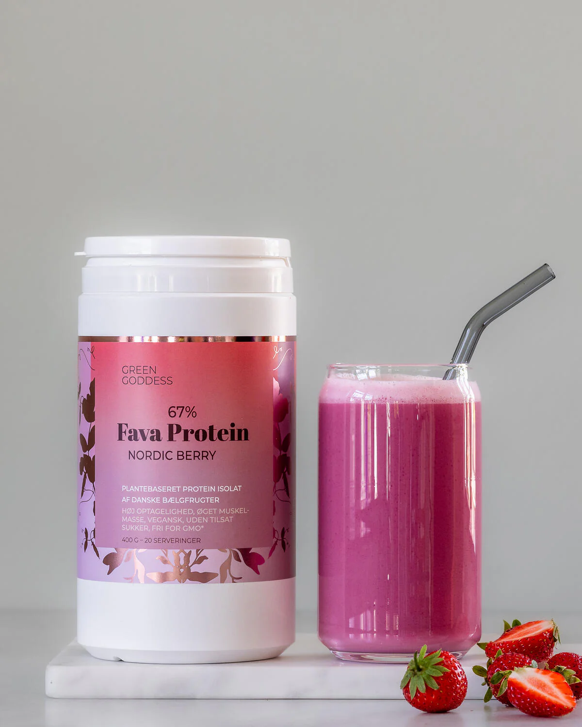 Nordic Berry Fava Protein - 400g - Image 3