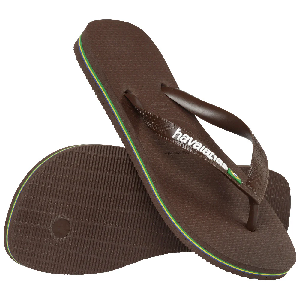 Brasil Logo klipklapper  - Dark Brown/White - Image 4