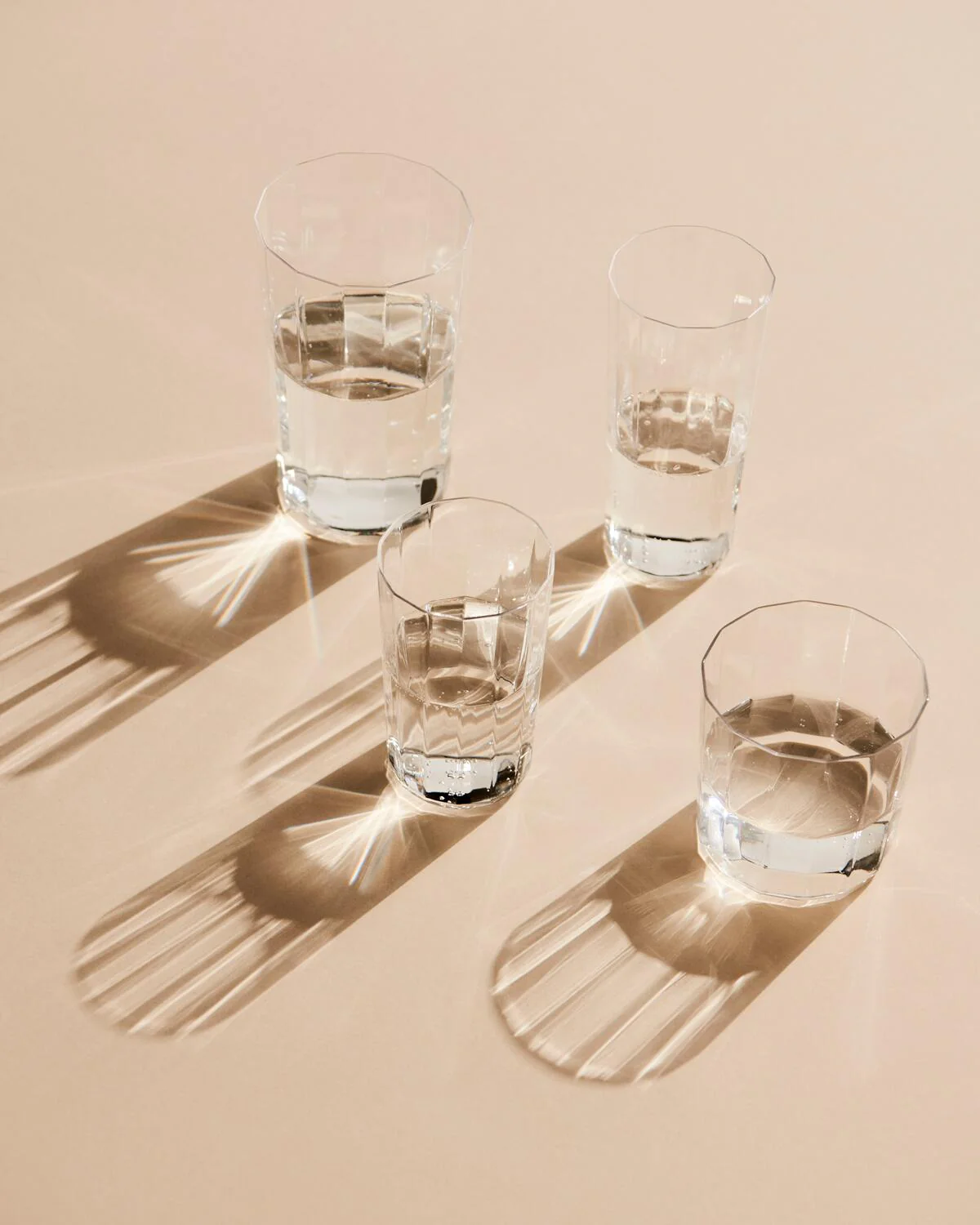 Angle vandglas, 4 stk. - H13 cm. - Image 2