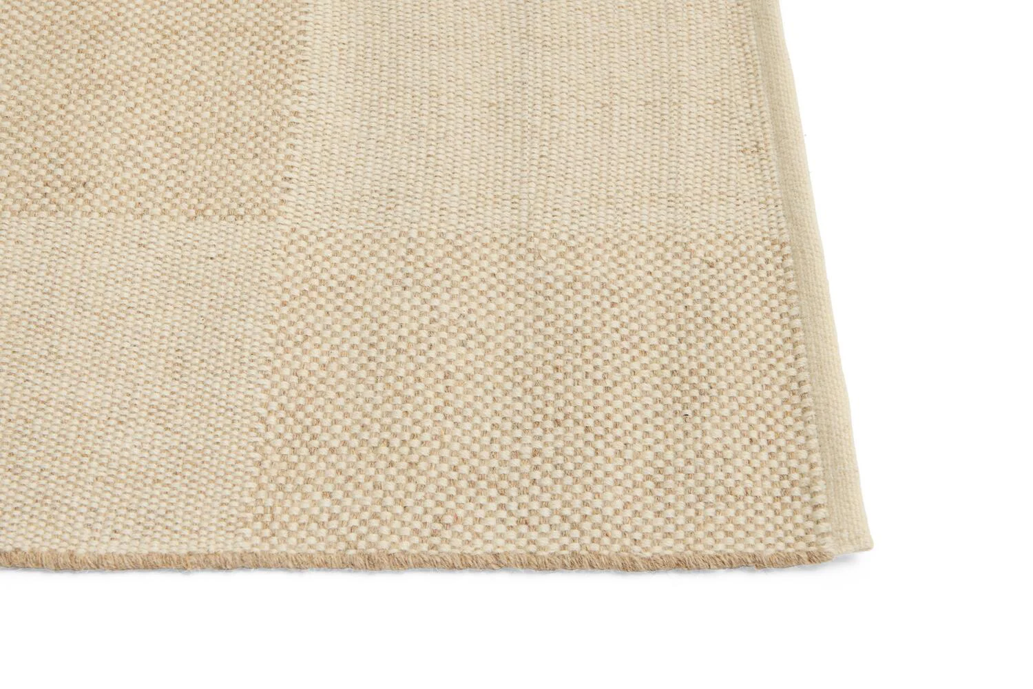 Check gulvtæppe, Sand S Check - 140x200 cm - Image 3