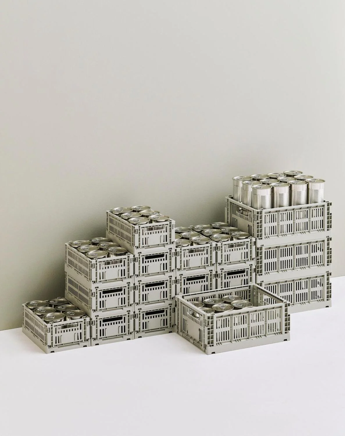 Colour Crate kasse - Grey - Image 2