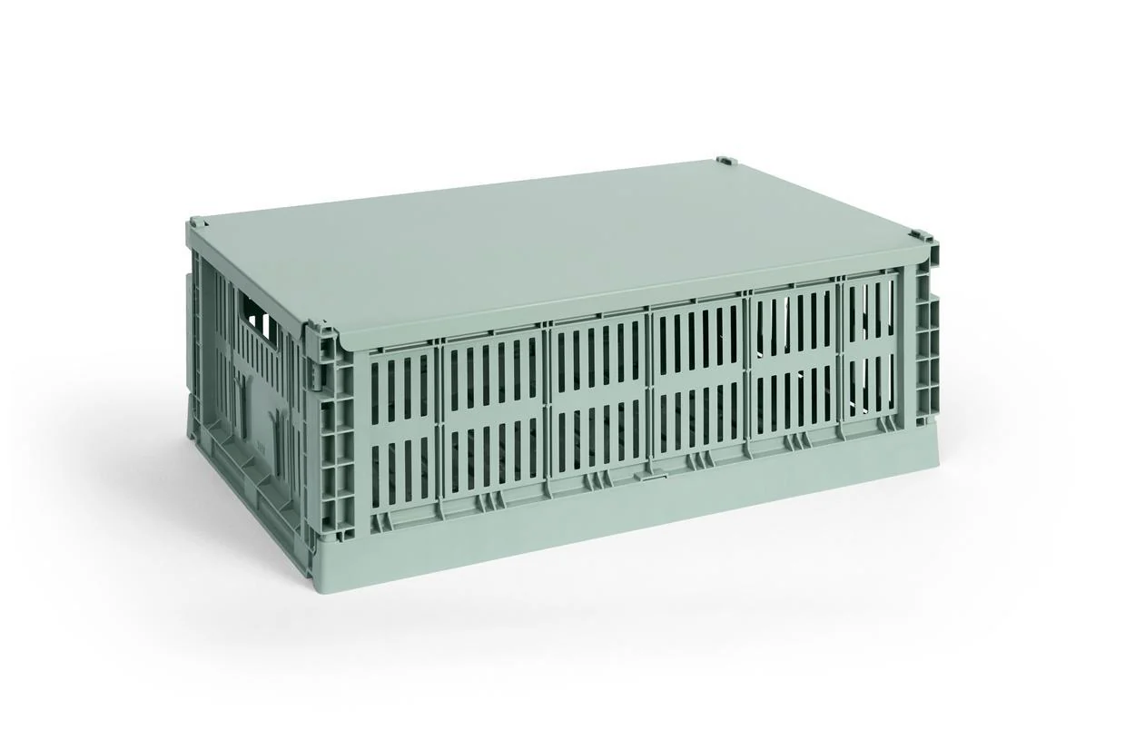 Colour Crate Metal låg - Sage green - Image 3