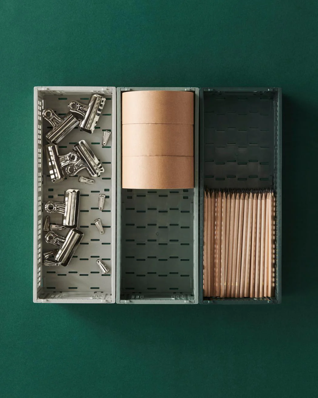 Colour Crate Oblong kasse, mini - Sage green - Image 2